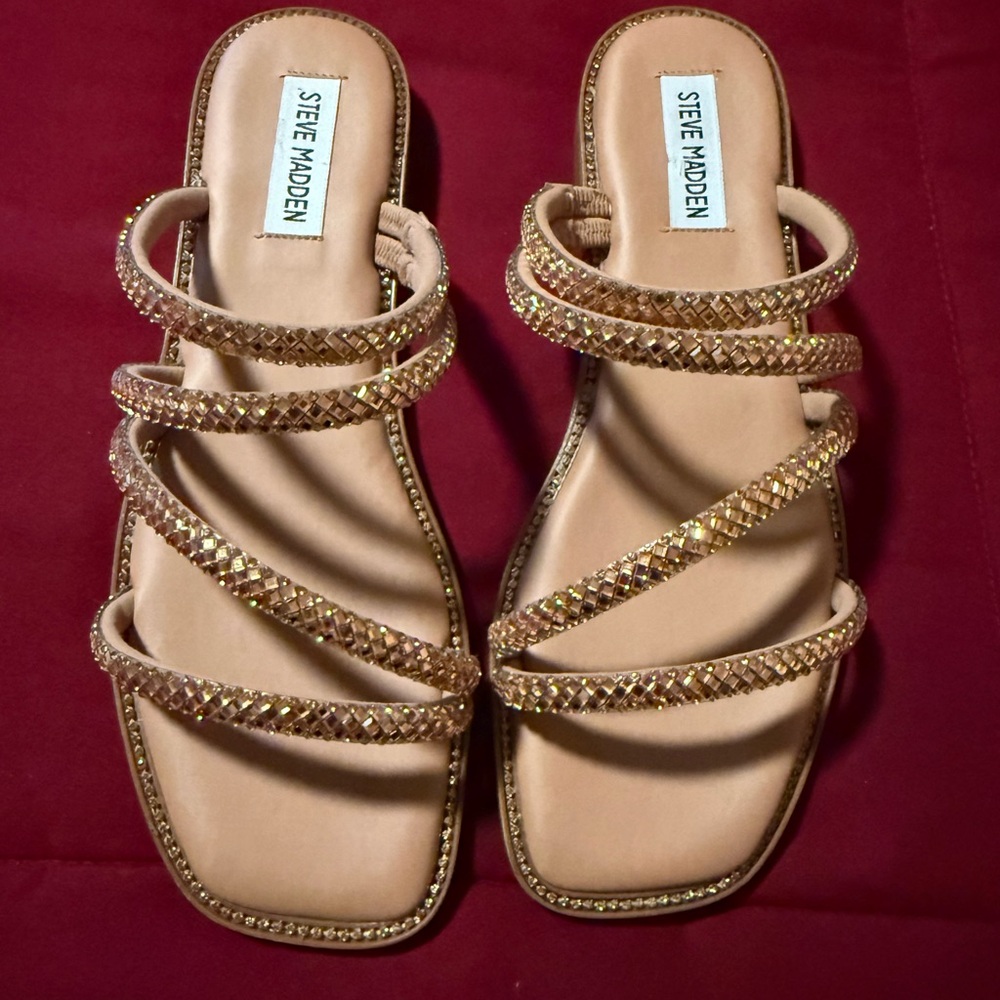 Steve Madden Women's Brown Strappy Sandals